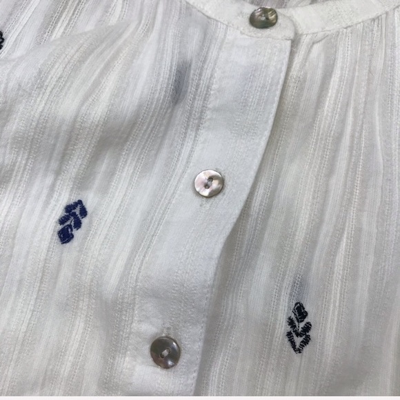 ANTHROPOLOGIE AKEMI & KIN BUTTON FRONT EMBROIDERY - Picture 5 of 7